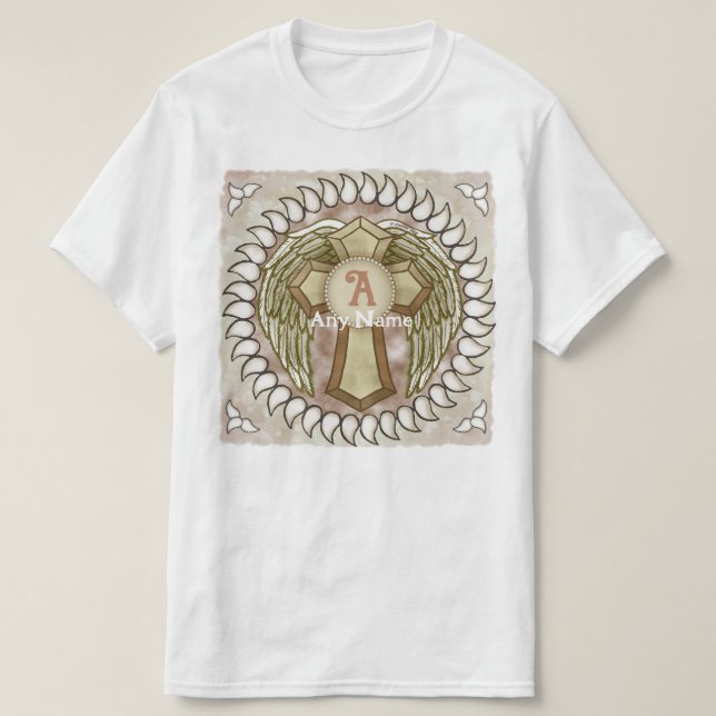 T-shirt monogramme Cross Wings (Design devant)