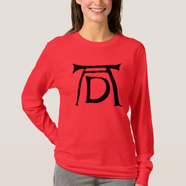 T-shirt Monogramme de Durer d'ANNONCE (Devant)