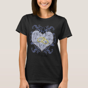 T-shirt Monogramme de la mariée avec cette bague