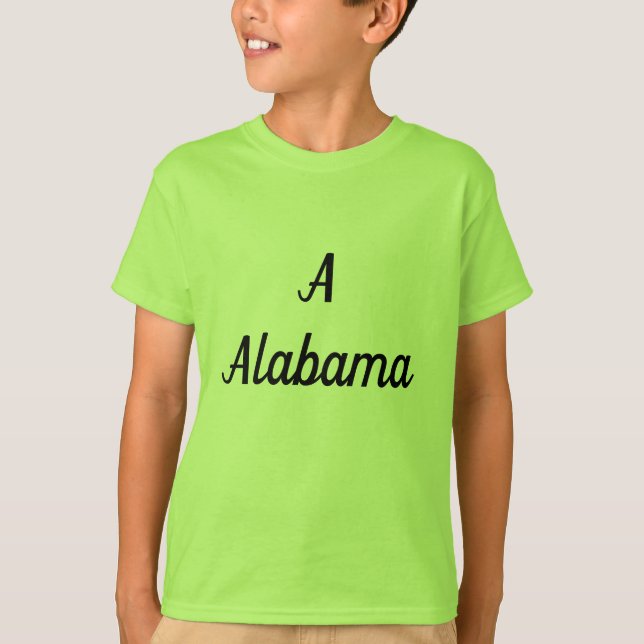 T-shirt Monogramme de l'Alabama (Devant)