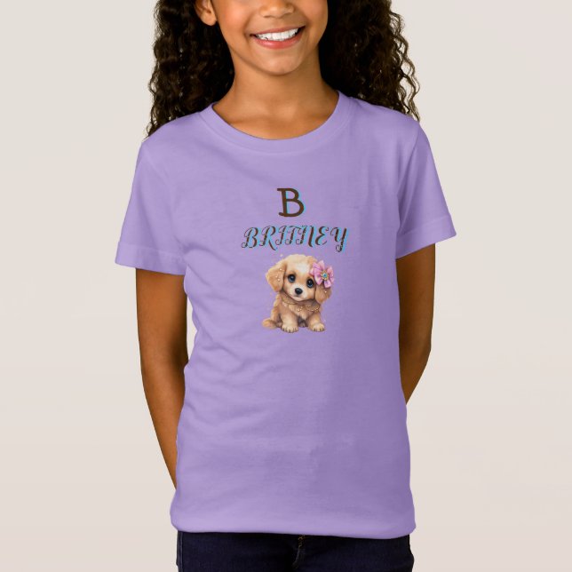 T-Shirt Monogramme de marionnettes T- (Devant)