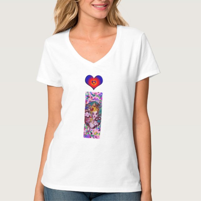 T-SHIRT MONOGRAMME DE MASQUÉRADE VÉNÉTIENNE VALENTINE I LE (Devant)