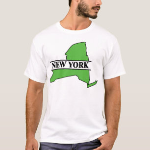 T-shirt Monogramme d'État américain de New York