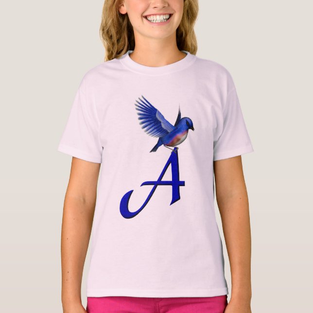 T-shirt Monogramme initial A (Devant)