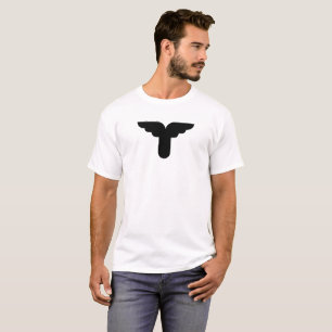 T-shirt Monogramme lettre T sur aile