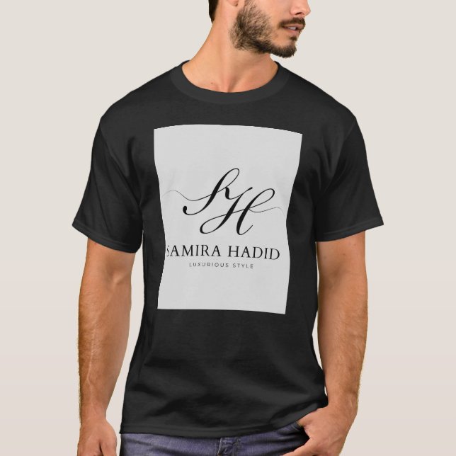 T-shirt Monogramme Luxueux Samira Hadid (Devant)