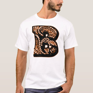 T-shirt Monogramme Paisley - B