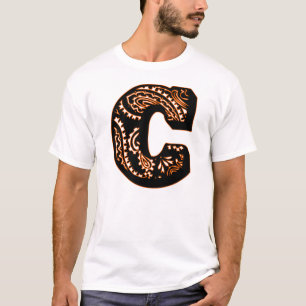T-shirt Monogramme Paisley - B