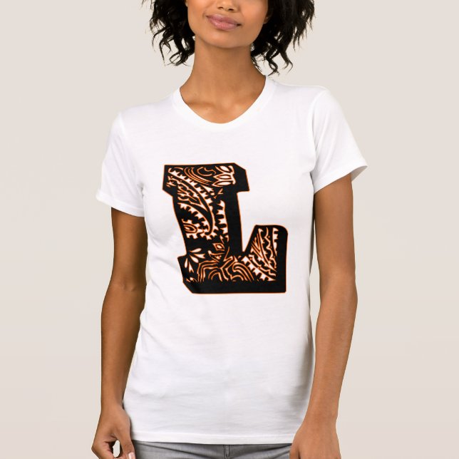 T-shirt Monogramme Paisley - L (Devant)