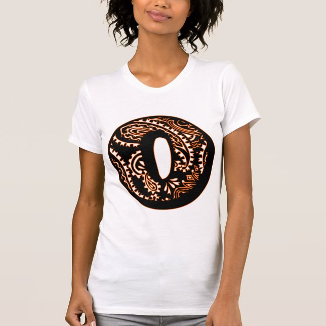 T-shirt Monogramme Paisley - O (Devant)