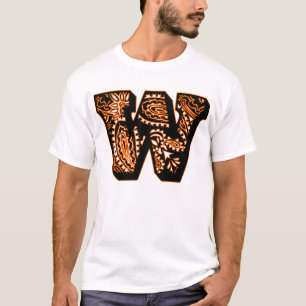 T-shirt Monogramme Paisley - W