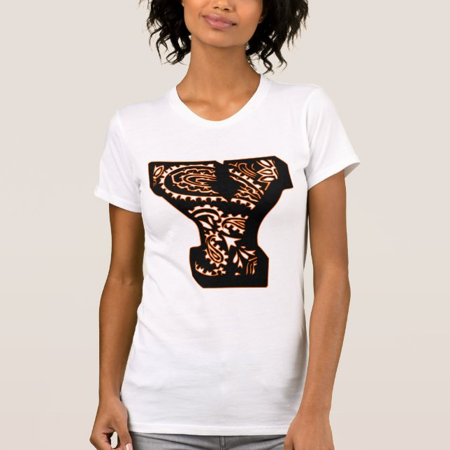 T-shirt Monogramme Paisley - Y (Devant)