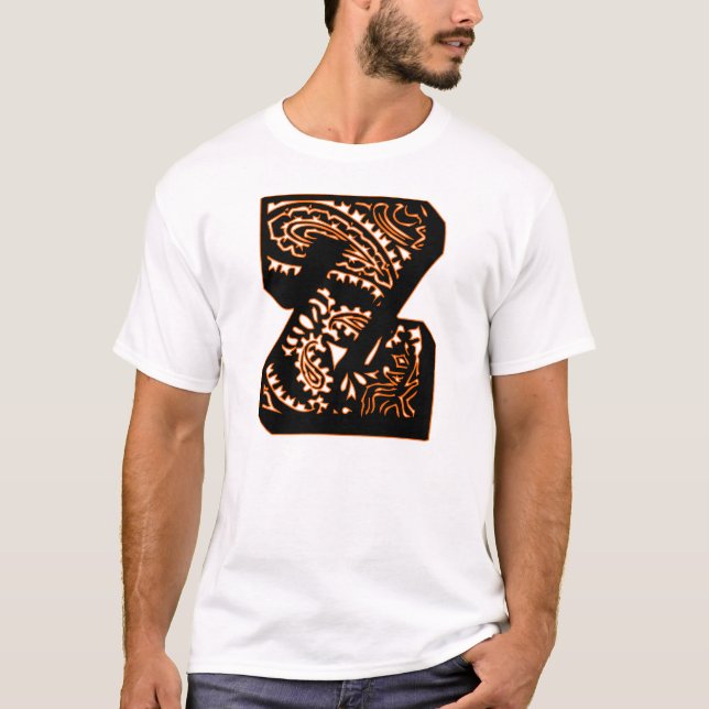 T-shirt Monogramme Paisley - Z (Devant)