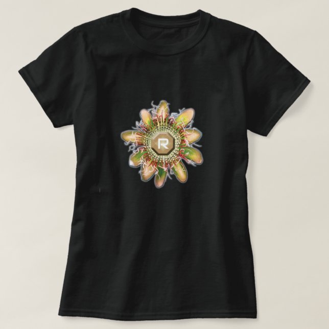 T-shirt Monogramme Passionflower personnalisable (Design devant)