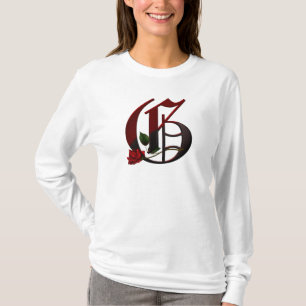 T-shirt Monogramme rose gothique G