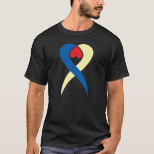 T-shirt Monogramme X de lettre de cœur créatif