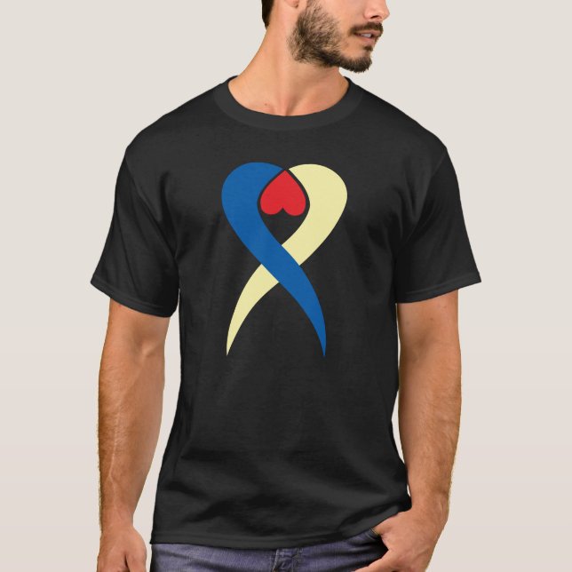 T-shirt Monogramme X de lettre de cœur créatif (Devant)