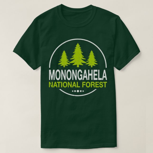 T-shirt Monongahela National Forest (Design devant)