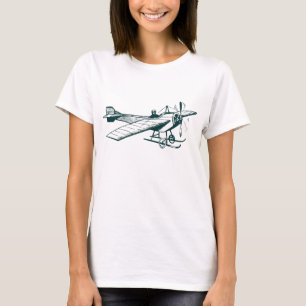 T-shirt Monoplan Vintage - Vert foncé