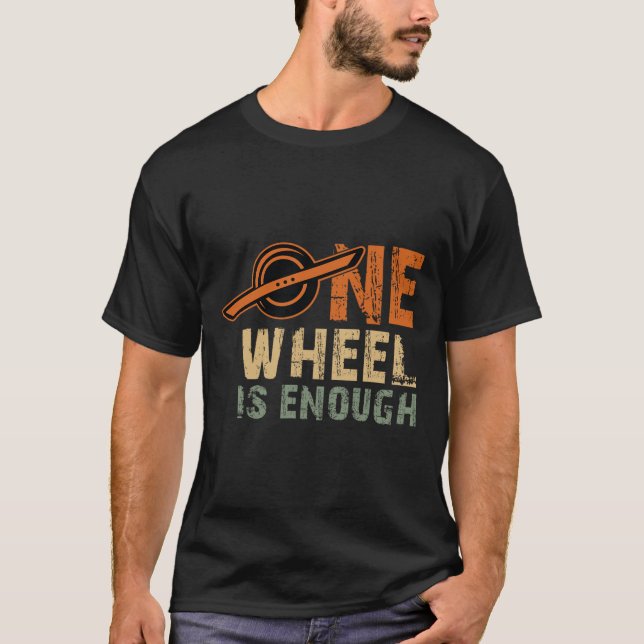 T-shirt Monoroue Planche à roulettes électrique à une roue (Devant)