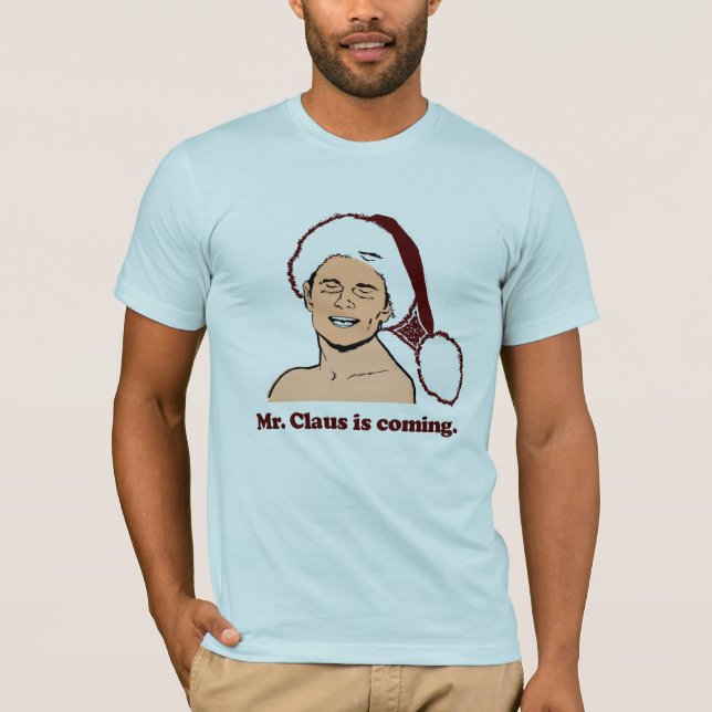 T-shirt Monsieur Clause arrive (Devant)