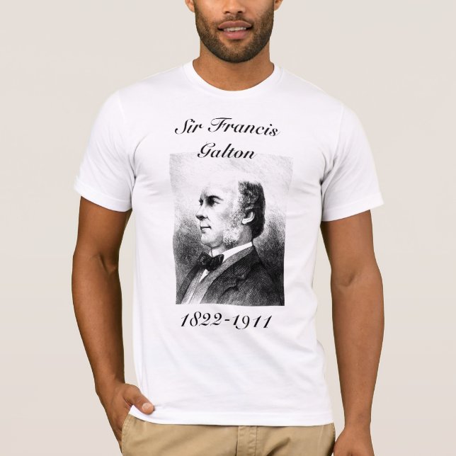 T-shirt Monsieur Francis Galton #1 (Devant)