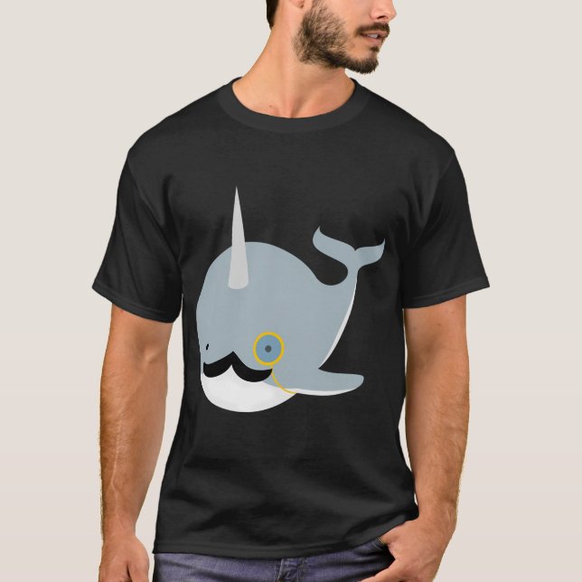 T-shirt Monsieur Narwhal (Devant)