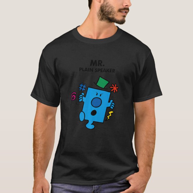 T-shirt Monsieur Plain Speaker  Monsieur Grumpy (Devant)