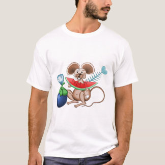 T-Shirt Monsieur Rat savourant son repas