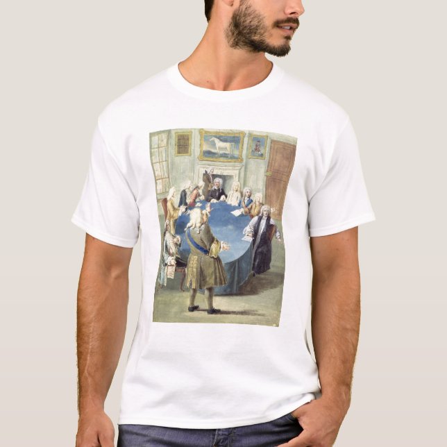 T-shirt Monsieur Robert Walpole adressant son coffret (Devant)