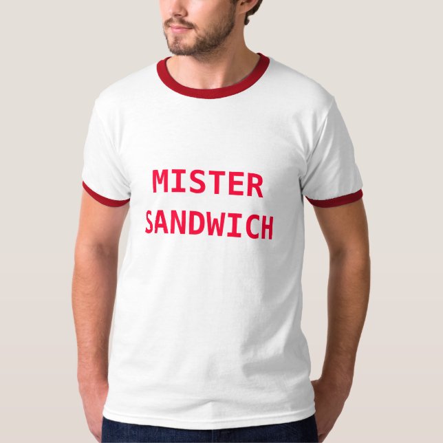 T-SHIRT MONSIEUR SANDWICH (Devant)