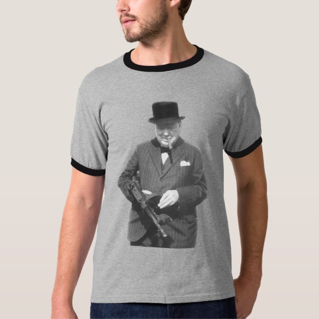T-shirt Monsieur Winston Churchill (Devant)