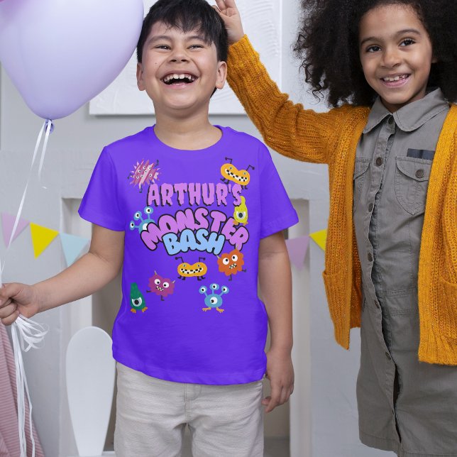 T-shirt Monster Bash Kids Halloween tenue de fête Alien (Créateur téléchargé)