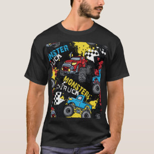 T-shirt Monster Car : Abstrait Motif enfant