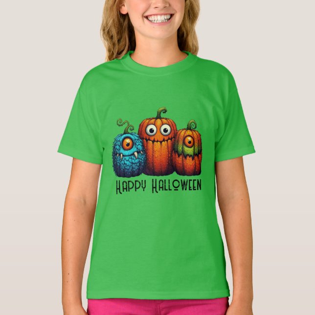 T-shirt Monster Citrouilles (Devant)