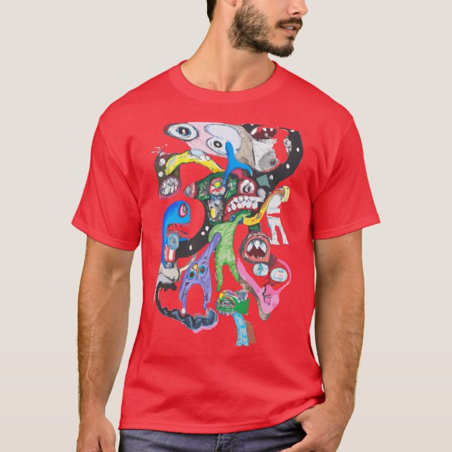 T-shirt Monster collage (Devant)