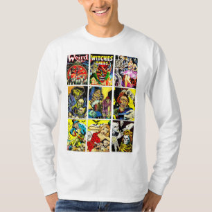 T-shirt monster créatures sorcières zombies horreur BD
