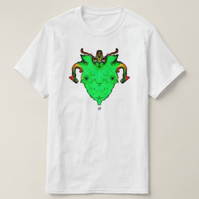 T-shirt Monster face de dieu (Design devant)