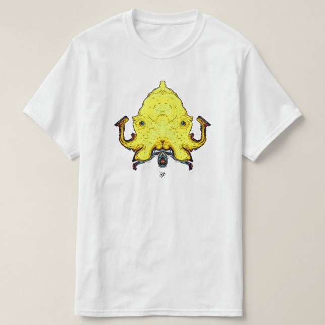 T-shirt Monster face de dieu (Design devant)