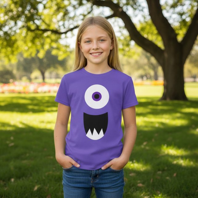 T-shirt Monster Face One Eye (Créateur téléchargé)