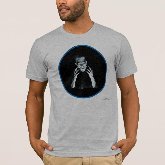 T-shirt Monster Franky dans l'obscurité (Devant)
