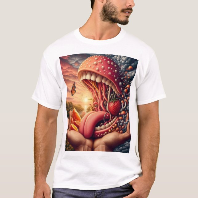 T-shirt Monster Grosse bouche (Devant)