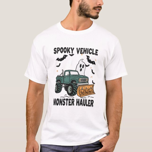 T-shirt Monster Hauter de véhicule éffrayant (Devant)