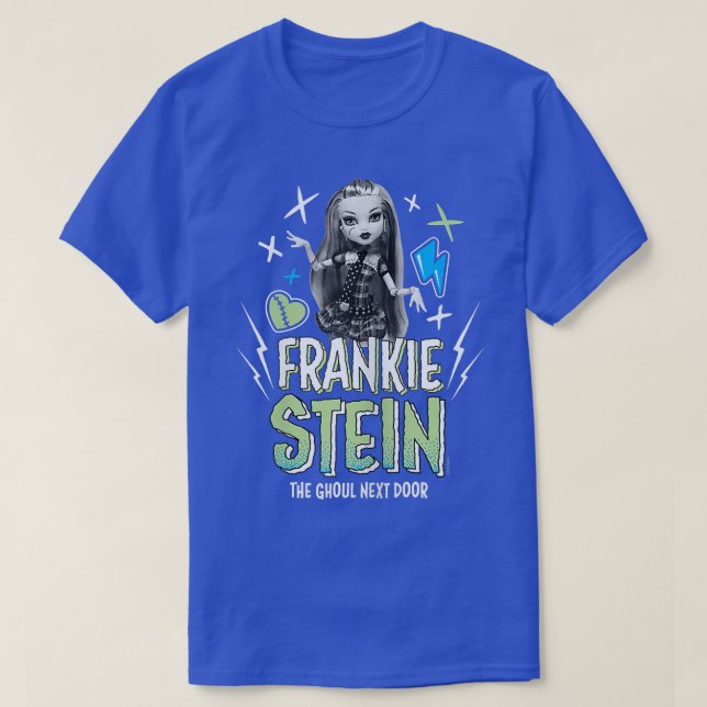 T-shirt Monster High Frankie Stein The Ghoul Net Door (Design devant)