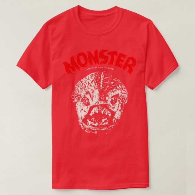 T-shirt Monster Humanoids Du Film Profond Horreur (Design devant)