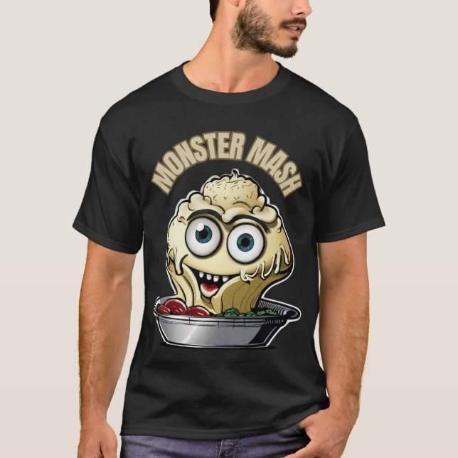 T-shirt Monster Mash Cute Musical Halloween (Devant)
