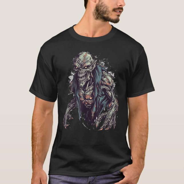 T-shirt Monster Monster Demon Diable Vampire Guhl Zombie (Devant)