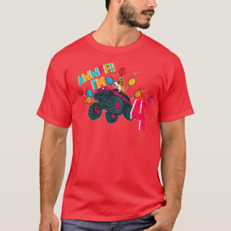 T-shirt Monster Truck 4 Corgi conducteur mignon chien anim