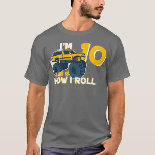 T-shirt Monster Truck Big Tires Ix27m 10 Voici Comment Je 