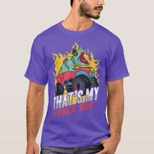 T-shirt Monster Truck Car And Dino Cool Pickup Engine Dist